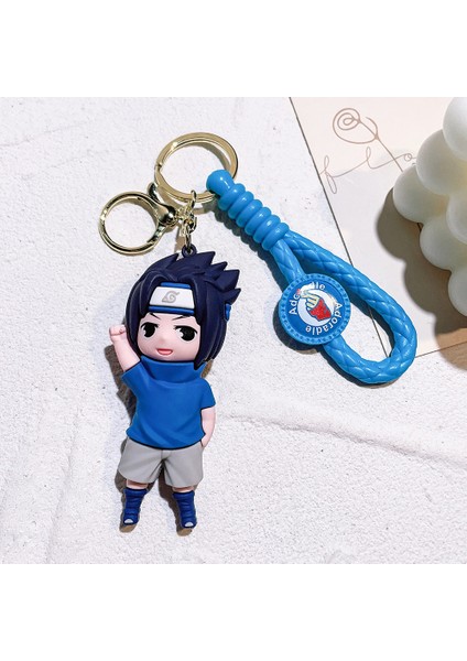 Naruto Silikon Anahtarlık Kolye Bebek Anahtarlık Bebek Karikatür Araba Kolye Bebek 3 (Yurt Dışından)