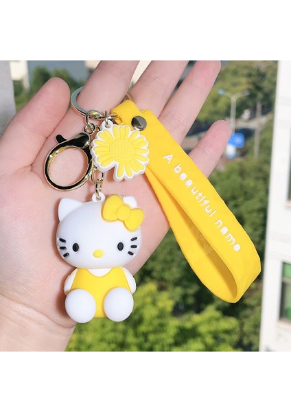 Sanrio Silikon Anahtarlık Bebek Anahtarlık Bebek Karikatür Araba Süs Bebeği 61 (Yurt Dışından)