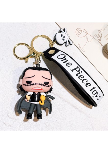Tek Parça Anahtarlık Luffy Mingo Ace Sauron Anahtarlık Dragon Ball Bebek Erkek ve Kadın Kolye Kolye Lao Sha (Yurt Dışından)