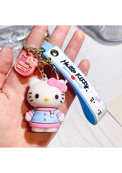 Sanrio Silikon Anahtarlık Bebek Anahtarlık Bebek Karikatür Araba Süsleme Bebek 80 (Yurt Dışından)