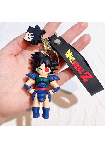 Karikatür Dragon Ball Silikon Bebek Güneş Wukong Anahtarlık Kolye Anime Çizgi Film Karakteri Kolye Süper Saiyan 5 (Yurt Dışından)