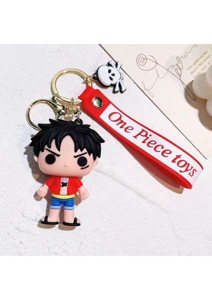 Tek Parça Anahtarlık Luffy Mingo Ace Sauron Anahtarlık Dragon Ball Bebek Erkek ve Kadın Kolye Kolye Luffy 2 (Yurt Dışından)
