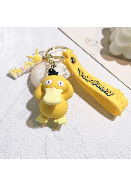 Pikachu Araba Anahtarlık Kolye Takı Süsler Küçük Bebek Sevimli Bebek Ördek Kadar (Yurt Dışından)