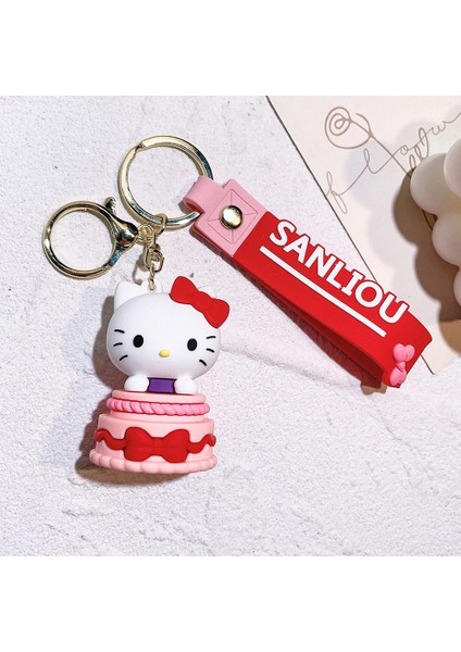 Sanrio Silikon Anahtarlık Bebek Anahtarlık Bebek Karikatür Araba Süs Bebeği 106 (Yurt Dışından)