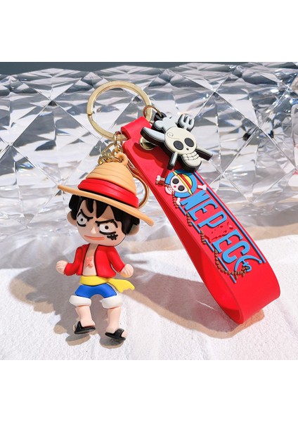 Anime Tek Parça Anahtarlık Luffy Nami Sanji Zoro Anahtarlık Dragon Ball Bebek Erkek ve Kadın Kolye Kolye Luffy A Tarzı (Yurt Dışından)