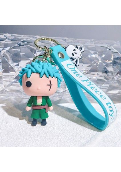 Tek Parça Anahtarlık Luffy Mingo Ace Zoro Anahtarlık Dragon Ball Bebek Erkek ve Kadın Kolye Kolye Zoro (Yurt Dışından)