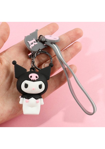 Sanrio Silikon Anahtarlık Bebek Anahtarlık Bebek Karikatür Araba Süs Bebeği 37 (Yurt Dışından)