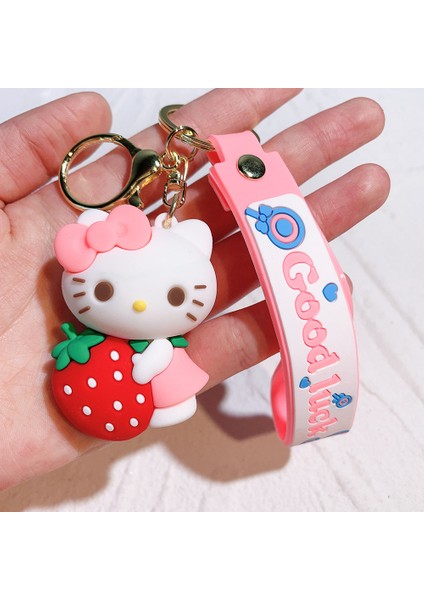 Sanrio Silikon Anahtarlık Bebek Anahtarlık Bebek Karikatür Araba Süs Bebeği 45 (Yurt Dışından)