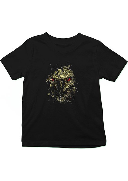 Dağan Siyah Unisex Çocuk Tişört T-Shirt fiyatları