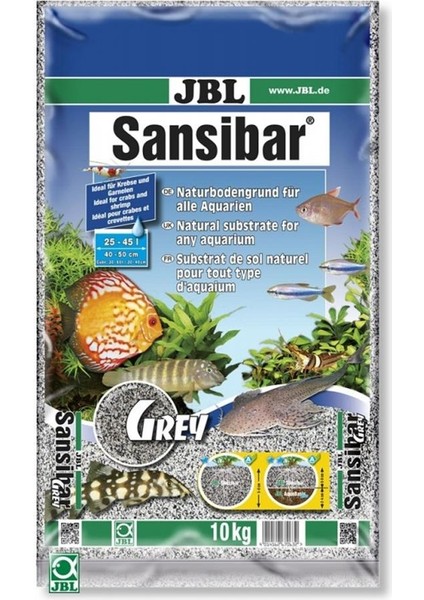 Sansıbar Gri 10 Kg Kum