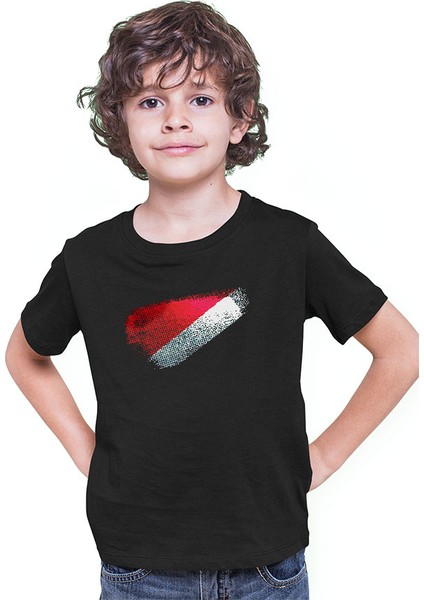 Sealand Prensliği - Principality Sealand Siyah Unisex Çocuk Tişört T-Shirt modelleri