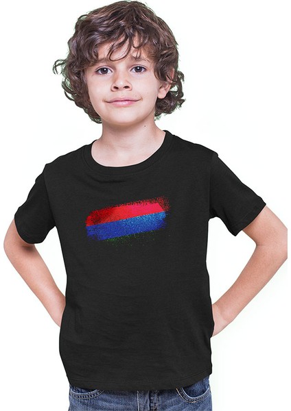 Karelya Cumhuriyeti - Karelia Siyah Unisex Çocuk Tişört T-Shirt modelleri