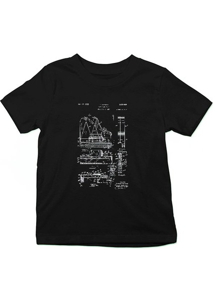 Piyanist Piyano Siyah Unisex Çocuk Tişört T-Shirt fiyatları