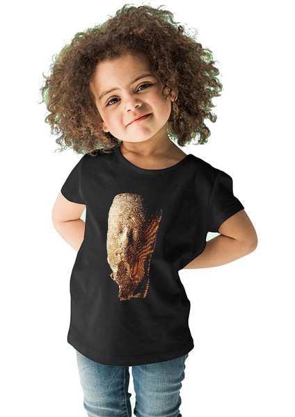 Antika Satıcısı Siyah Unisex Çocuk Tişört T-Shirt