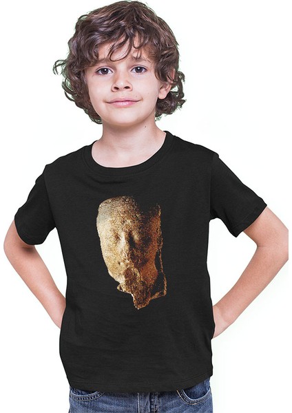 Antika Satıcısı Siyah Unisex Çocuk Tişört T-Shirt modelleri