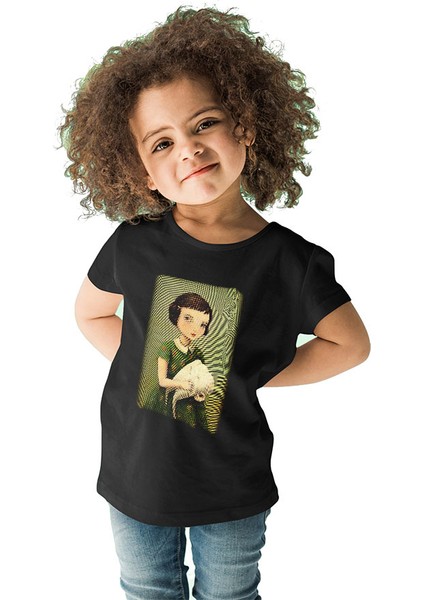 Diş Hekimi Siyah Unisex Çocuk Tişört T-Shirt