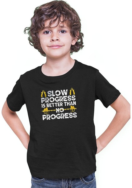 Eskrim Siyah Unisex Çocuk Tişört T-Shirt modelleri