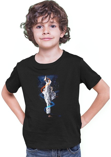 Taekwondo Siyah Unisex Çocuk Tişört T-Shirt modelleri