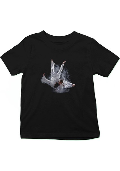 Judo Siyah Unisex Çocuk Tişört T-Shirt fiyatları