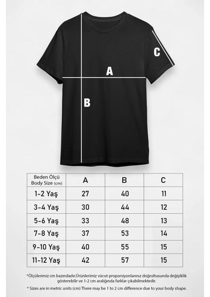 Smaç Vuran Astronot Siyah Unisex Çocuk Tişört T-Shirt