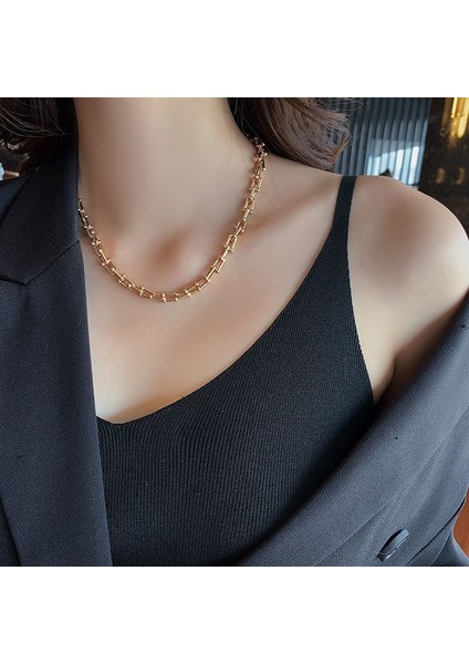 Ins Stil Kolye U Şeklinde Köprücük Kemiği Zincir (Yurt Dışından) fiyatları