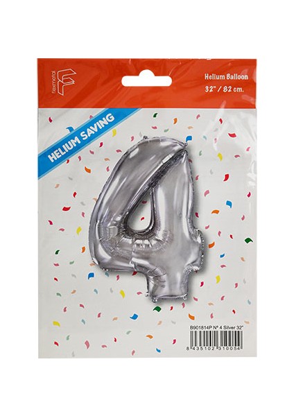 Lisanslı Rakam Folyo Balon 34INÇ 82CM fiyatları
