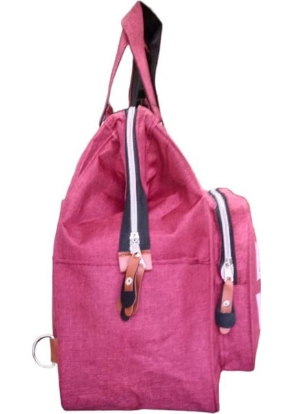 Mygeppetobag Anne Bebek Bakım Sırt Çantası Bordo fırsatları