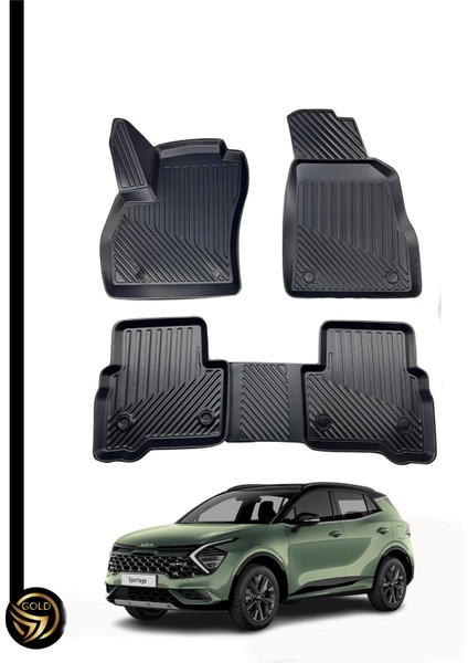 Kia Sportage 2021-2024 3D Havuzlu Paspas Kauçuk Vox