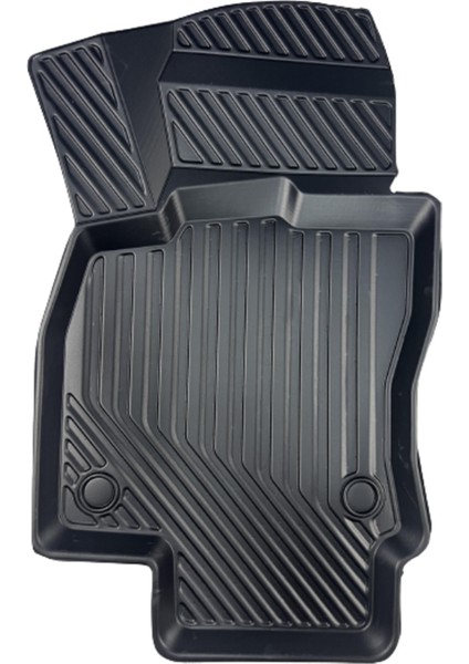 Peugeot 208 3D Havuzlu Oto Paspas 2019-2023 + Bagaj Havuzu Lila Ikili Set modelleri