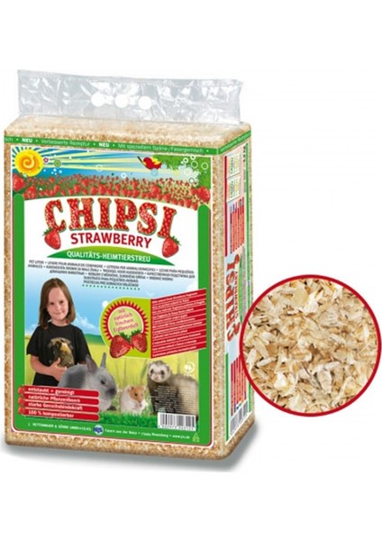 Chipsi Çilekli Talaş 60 Lt