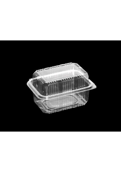 Kullan At Tek Kullanımlık Plastik Kapaklı Kase / Sızdırmaz Kap 500 cc Peynir Kabı 25 Adet