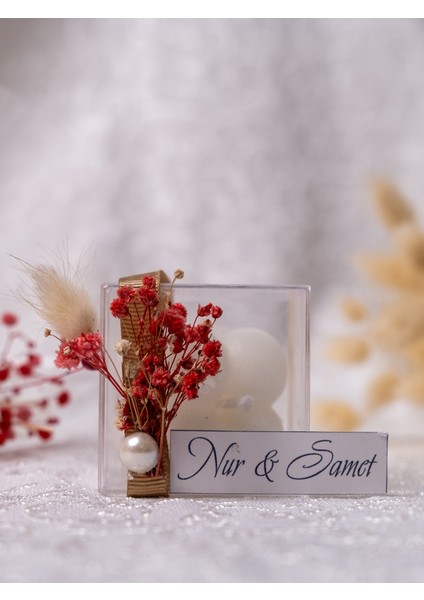 Hediyelik Mum Nikah Şekeri Doğum Sünnet Düğün Nişan Söz Mevlut Doğum Günü 20 Adet