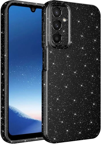 Samsung Galaxy A14 4g A145 Uyumlu Simli Kılıf Kamera Korumalı Silikon Luxury Lopard Koton Kapak Işıltılı Renkli Tpu fiyatları