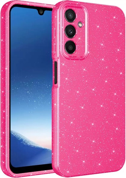Samsung Galaxy A24 A245 Uyumlu Simli Kılıf Kamera Korumalı Silikon Luxury Lopard Koton Kapak Işıltılı Renkli Tpu fiyatları