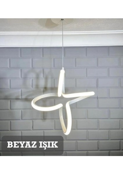Modern Sarkıt LED Avize Beyaz Kasa Beyaz Işık Antre,hol,çocuk-Yatak Odası