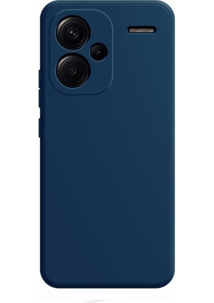 Xiaomi Redmi Note 13 Pro Plus 5g Kılıf Mara Lansman Silikon Mat Soft Kamera Korumalı Lacivert