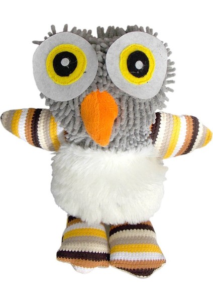 Öten Peluş Köpek Oyuncağı, Baykuş 27 Cm