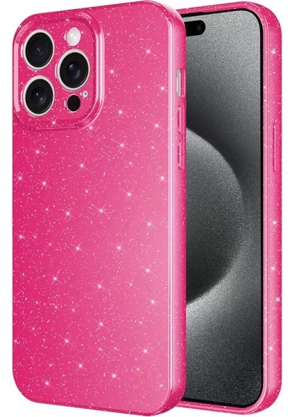 Apple iphone 13 Pro Max Uyumlu Simli Kılıf Kamera Korumalı Silikon Luxury Lopard Koton Kapak Işıltılı Renkli Tpu