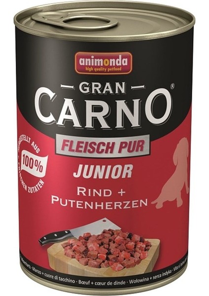 Gran Carno Junior Sığır Etli Yavru Köpek Konservesi 400 Gr