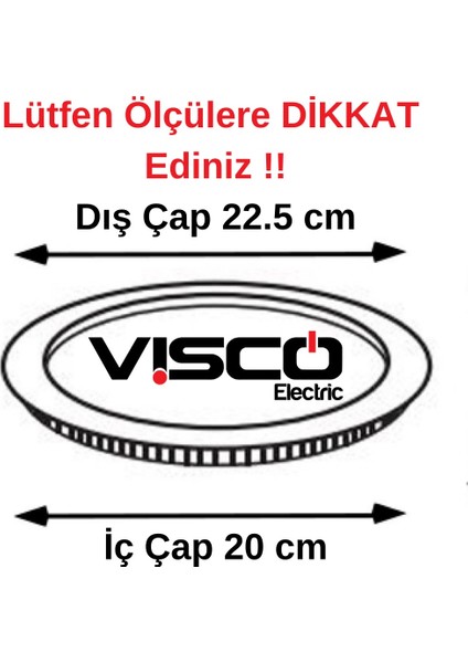 Visco 24W Backlight LED Panel(Ölçüler Açıklamada)
