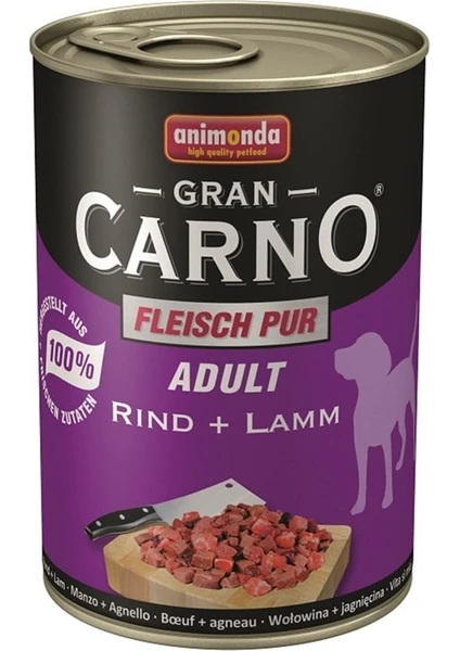 Gran Carno Sığır ve Kuzu Etli Köpek Konservesi 400 Gr