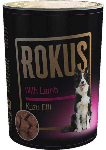 Kuzu Etli 410 G. Köpek Konserve Maması