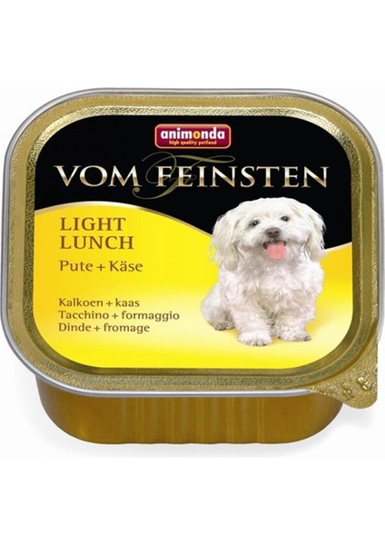 Light Hindili Peynirli Köpek Konserve Maması 150 Gr