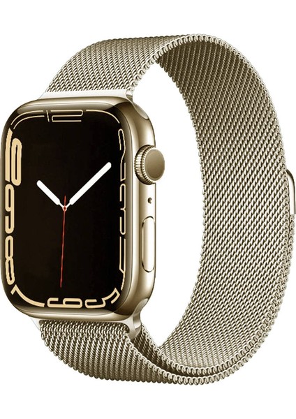 Apple Watch 44MM Band-01 Metal Kordon Gold