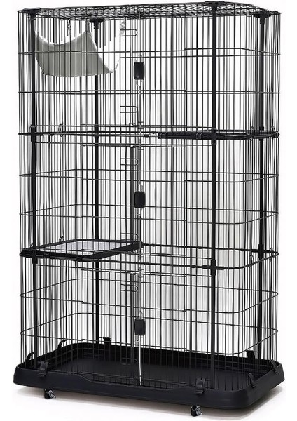 Kedi Kafesi Siyah109,3x63,8x115cm