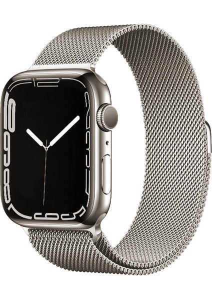 Apple Watch Ultra 49MM Band-01 Metal Kordon Starlight