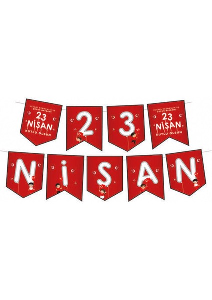 Patladı Gitti 23 Nisan Kutlu Olsun Zikzak Banner