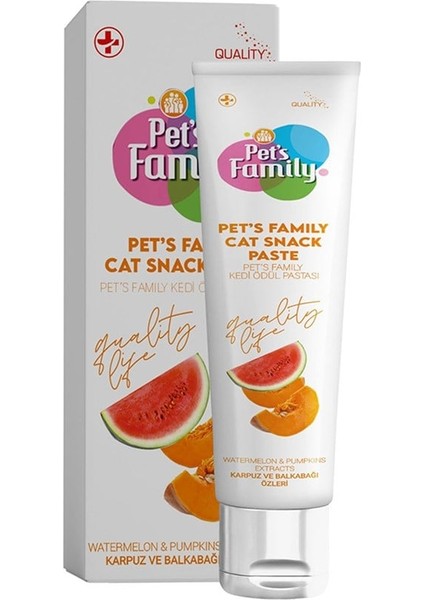 Pets Family Kedi Ödül Karpuz Balkabağı Paste30gr