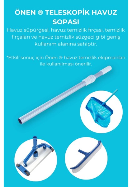 Çok Amaçlı Teleskopik Havuz Temizlik Sopası