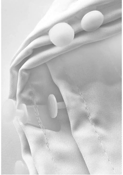 Beyaz Saten Güneşlik Perde modelleri